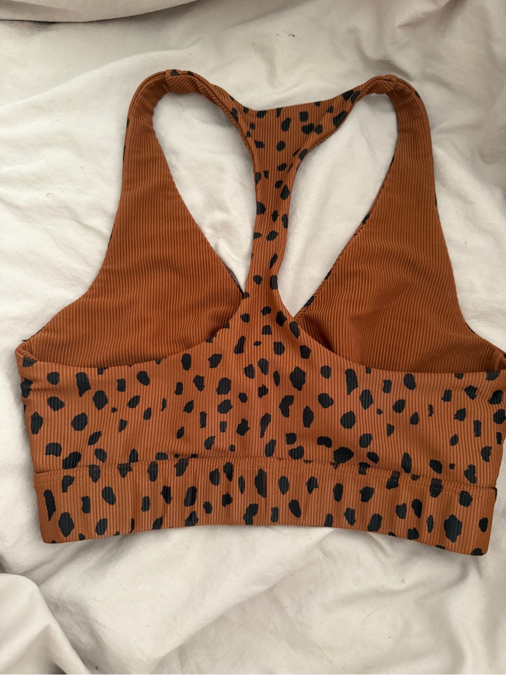 Beach Riot Leopard print  Athletic Set - Racerback tank & leggings-28", sz S,euc - Picture 5 of 13